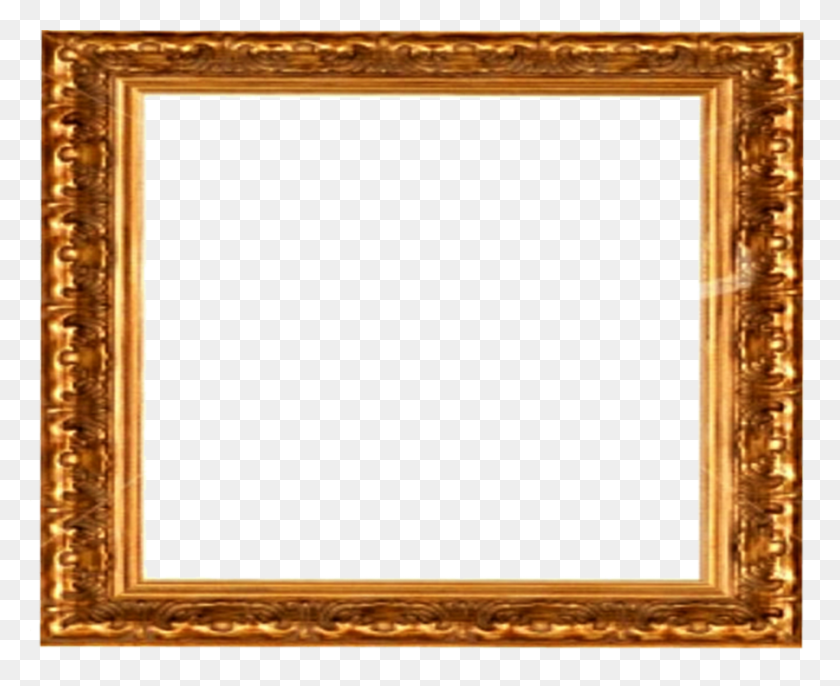 900x723 Скачать Золотая Старинная Рамка Прозрачные Рамки Для Картин Клипарт - Винтажная Рамка Png