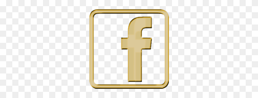 260x260 Download Gold Facebook Icon Png Clipart Computer Icons Facebook - Gold PNG