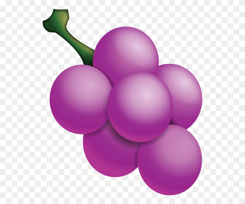 640x640 Download Grape Emoji Icon Emoji Island - Grapes PNG