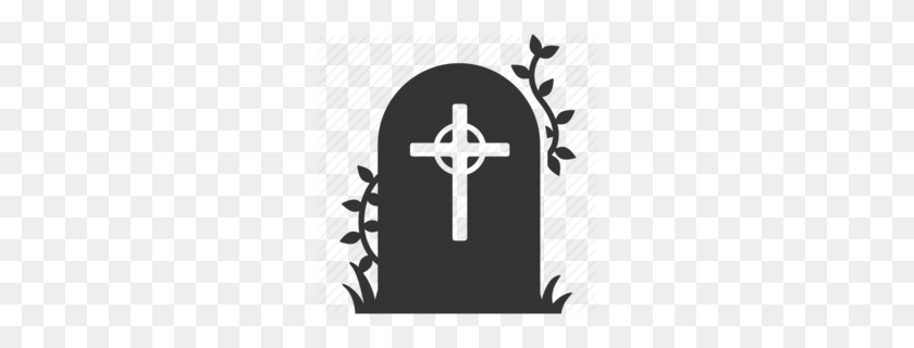 260x260 Download Graveyard Icon Clipart Headstone Cemetery Clip Art - Tombstone Clipart