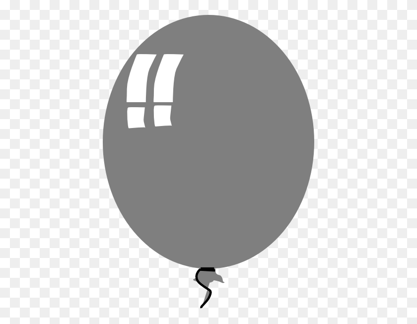 426x593 Download Gray Ballon Clipart - Ballon PNG