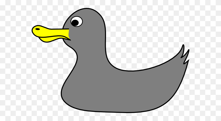 600x399 Download Gray Duck Clipart - Duck PNG