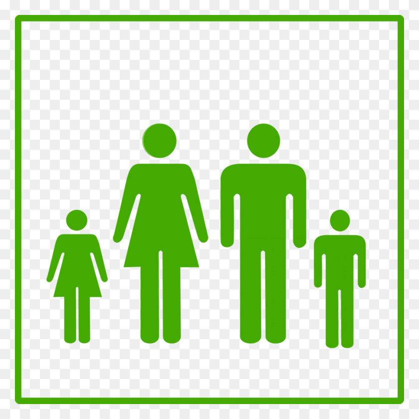 900x900 Download Green Family Icon Clipart Computer Icons Clip Art - Family PNG Clipart