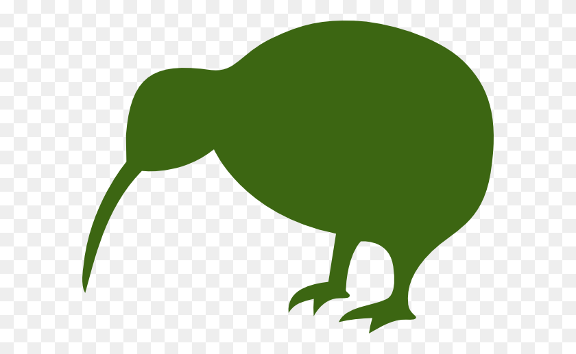 600x457 Descargar Pájaro Kiwi Verde Clipart - Kiwi Png