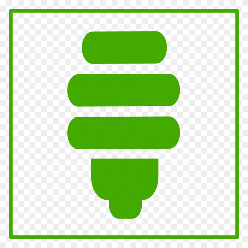 900x900 Download Green Light Bulb Eco Png Clipart Incandescent Light Bulb - Green Grass Clipart