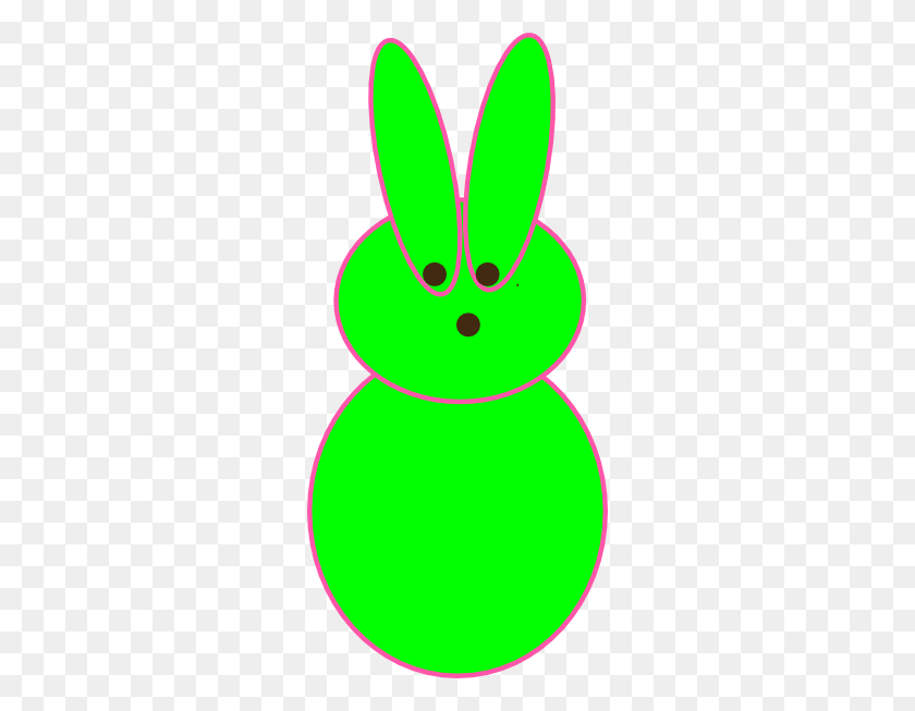 276x593 Download Green Peep Clipart - Peep PNG