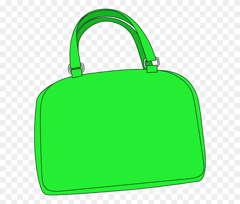600x655 Download Green Purse Clip Art Clipart Handbag Clip Art Grass - Suitcase Images Clipart