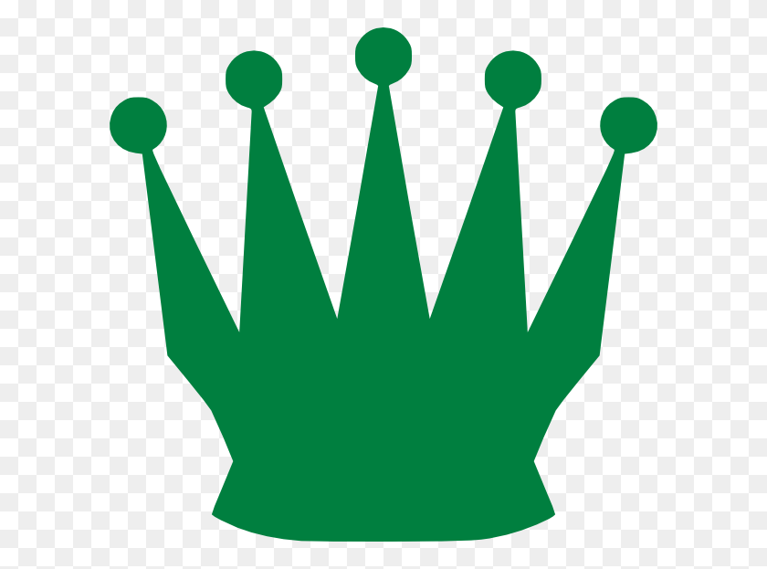 600x563 Скачать Зеленая Корона Королевы Клипарт - Корона Королевы Png