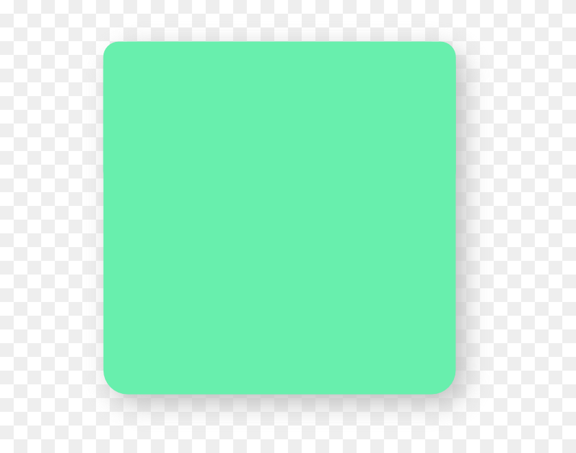 600x600 Клипарт Зеленый Квадрат Со Скругленными Углами - Скругленный Квадрат Png