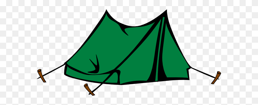 600x284 Download Green Tent Clipart - Tent PNG