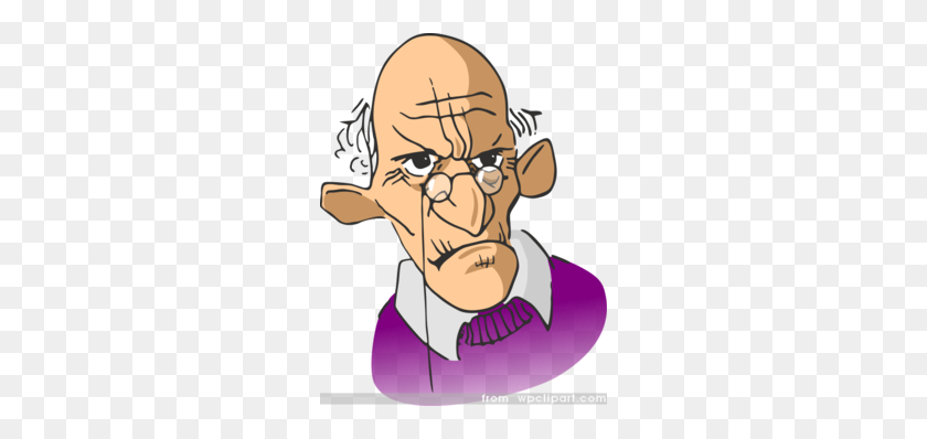 260x338 Download Grumpy Old Man Clipart Clip Art - Old Guy Clipart