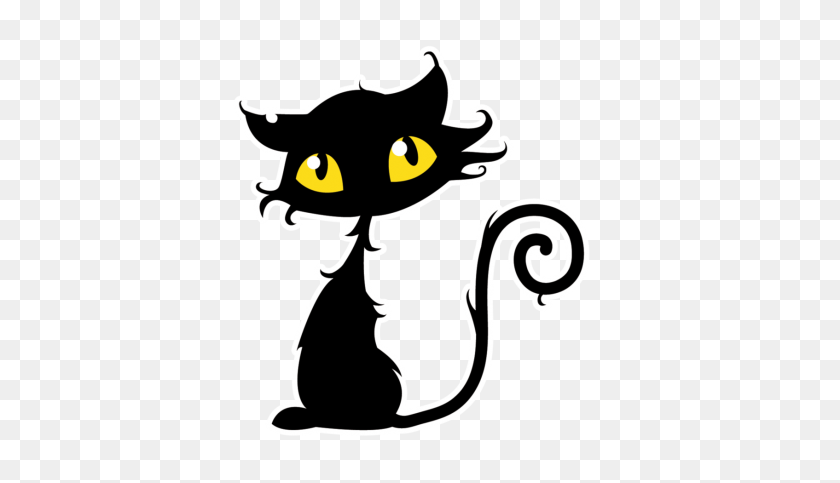 400x423 Download Halloween Free Png Transparent Image And Clipart - Cat PNG