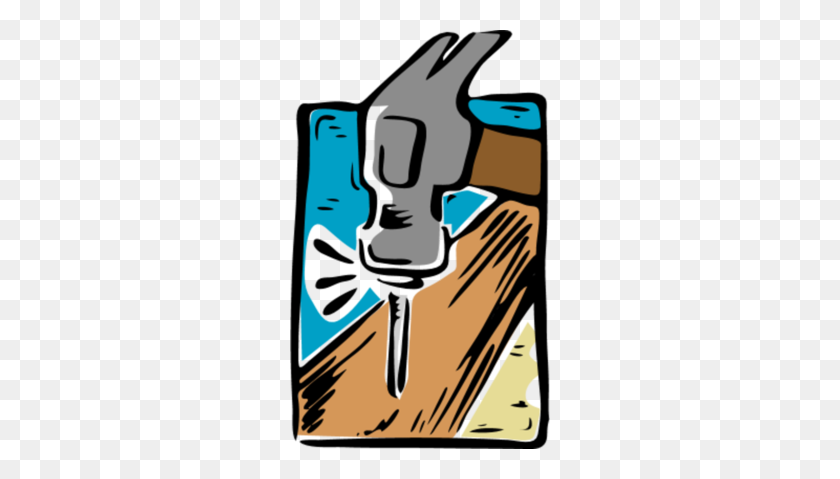 260x419 Download Hammering A Nail Clipart Hammer Clipart Carpenter - Art Gallery Clipart