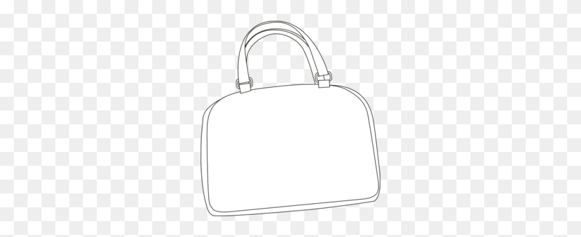 260x283 Download Handbag Black And White Clipart Handbag Clip Art - Suitcase Clipart Black And White