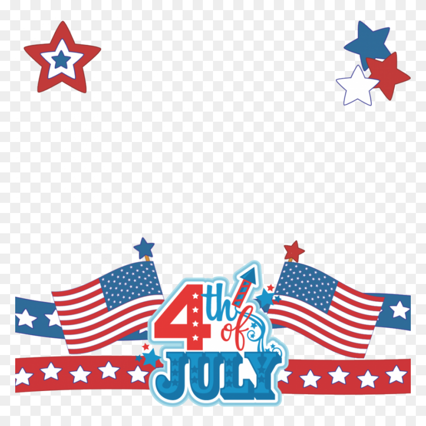 900x900 Download Happy Of July Png Clipart Independence Day United - Us Flag Clipart PNG