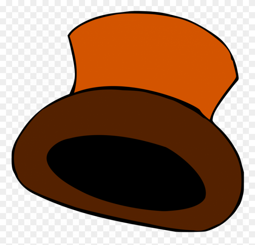 817x781 Скачать Hat Clipart Fez Top Hat Hat, Cap, Clothing, Sombrero - Tophat Png