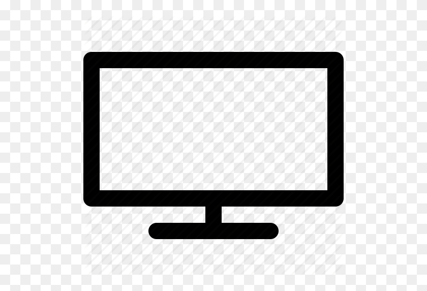 512x512 Скачать Значок Hd Телевизор Клипарт Устройство Отображения Телевидения Высокой Четкости - Картинки Экрана Компьютера