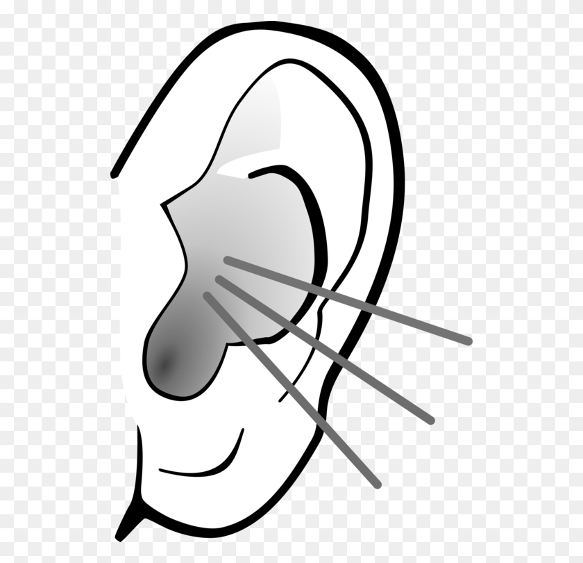 522x750 Download Hearing Listening - Listen Clipart Black And White