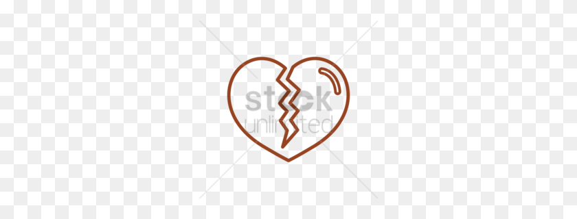 260x260 Скачать Heart Clipart Line Hampm Clip Art Text, Heart, Font, Line - Cross Heart Clipart