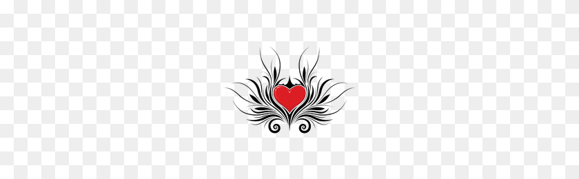 200x200 Download Heart Tattoos Free Png Photo Images And Clipart Freepngimg - Heart Tattoo PNG