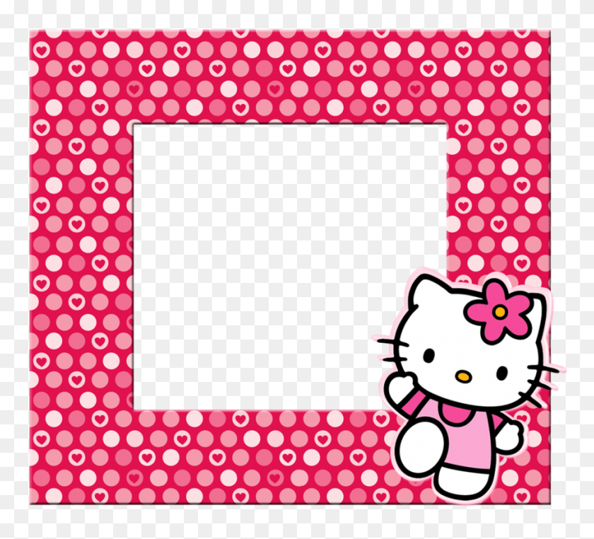 900x810 Download Hello Kitty Background Clipart Hello Kitty Borders - Rectangle Frame Clipart