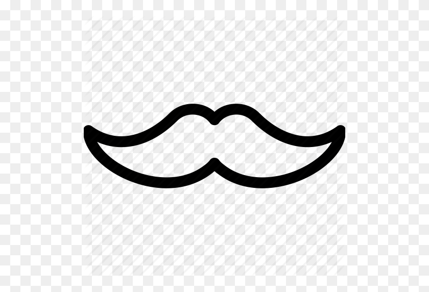 512x512 Download Hipster Clipart Hipster Moustache Clip Art Moustache - White Beard Clipart