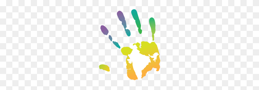 200x232 Download Holi Color Free Png Transparent Image And Clipart - Handprint PNG