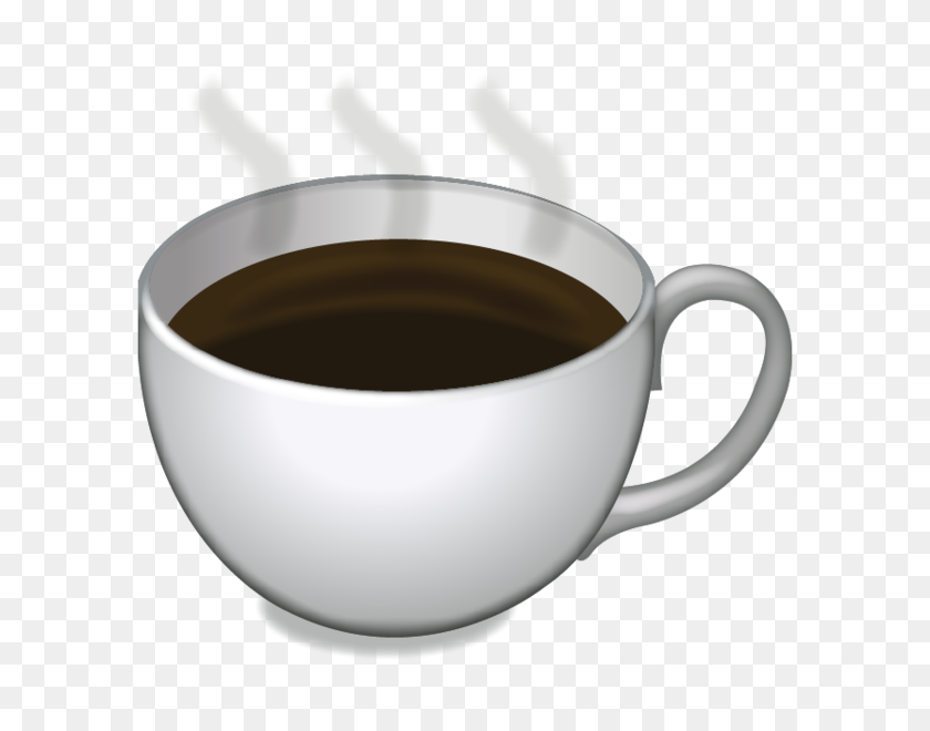 600x600 Download Hot Coffee Emoji Icon Emoji Island - Teacup PNG