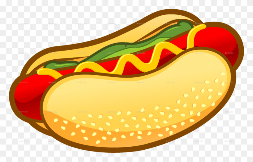 900x552 Download Hot Dog Png Clipart Hot Dog Hamburguesa Barbacoa - Reno Comida Clipart