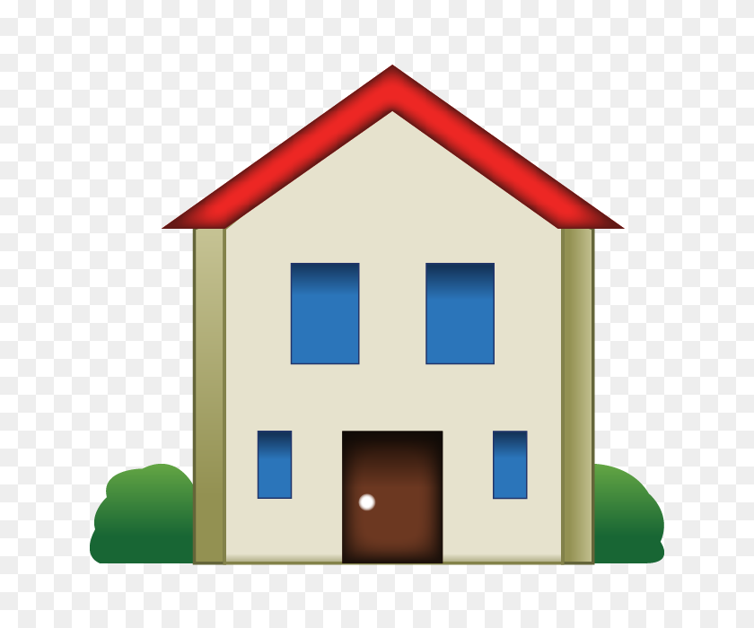 640x640 Download House Emoji Icon Emoji Island - House PNG