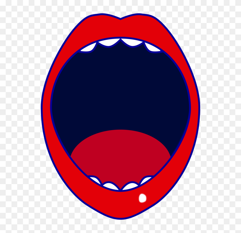 588x750 Download Human Mouth Smiley Document - Lipstick Kiss Clipart