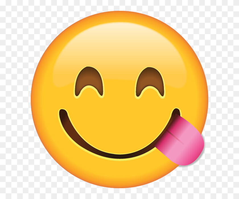 640x640 Download Hungry Face Emoji Things I Like Emoji - Tongue Emoji PNG