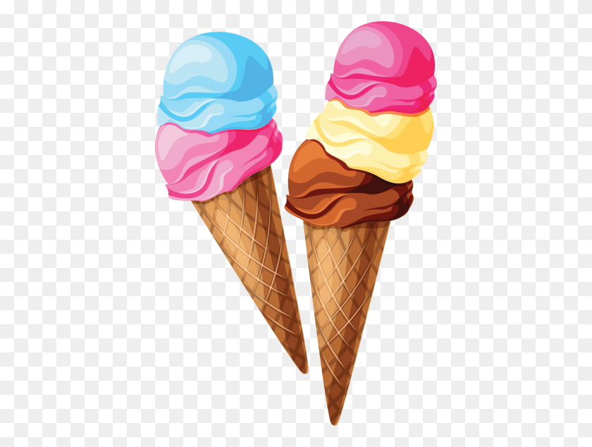 400x574 Download Ice Cream Free Png Transparent Image And Clipart - Cream PNG