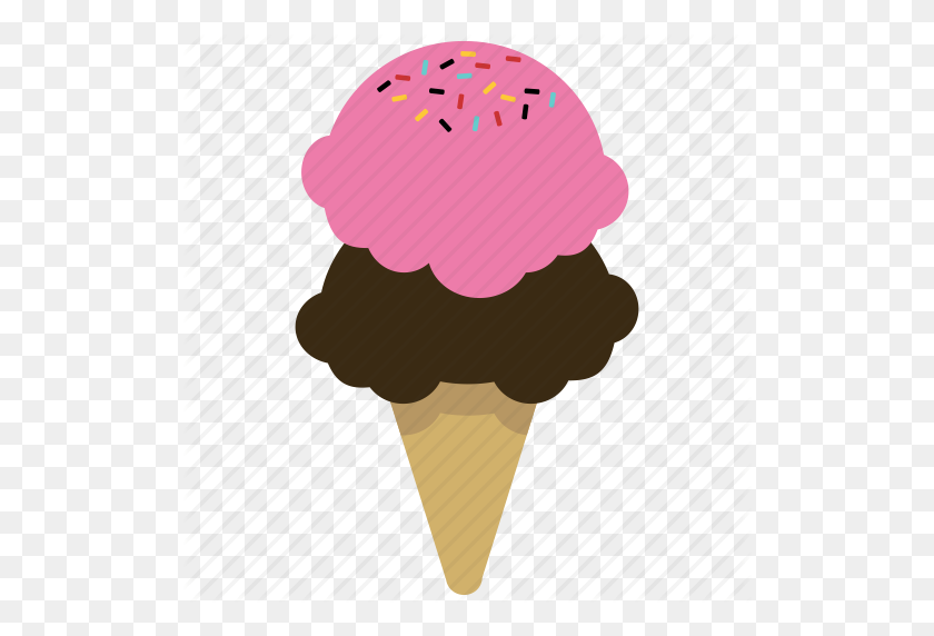 512x512 Download Ice Cream Icon Clipart Ice Cream Cones Clip Art Pink - Eating Ice Cream Clipart