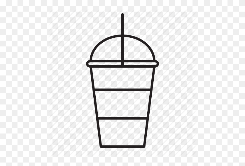 512x512 Download Iced Coffee Cup Vector Clipart Iced Coffee Coffee - Ice Clipart Black And White