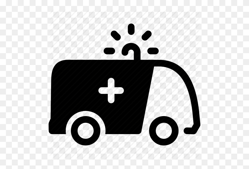 512x512 Download Icon Clipart Computer Icons Ambulance Clip Art - Ambulance Clipart Black And White