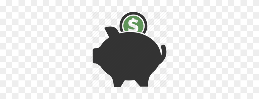 260x260 Download Icon Pig Money Clipart Cat Saving Computer Icons - Pig Silhouette PNG