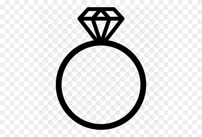 512x512 Descargar Icono De Trang Clipart Anillo De Bodas Anillo De La Joyería - Anillo De Diamantes De Imágenes Prediseñadas