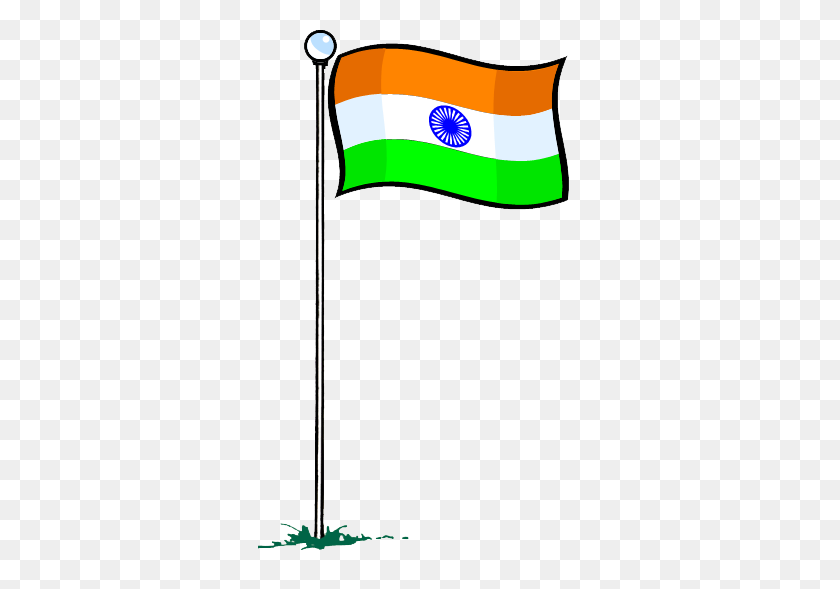 324x529 Bandera De La India Png