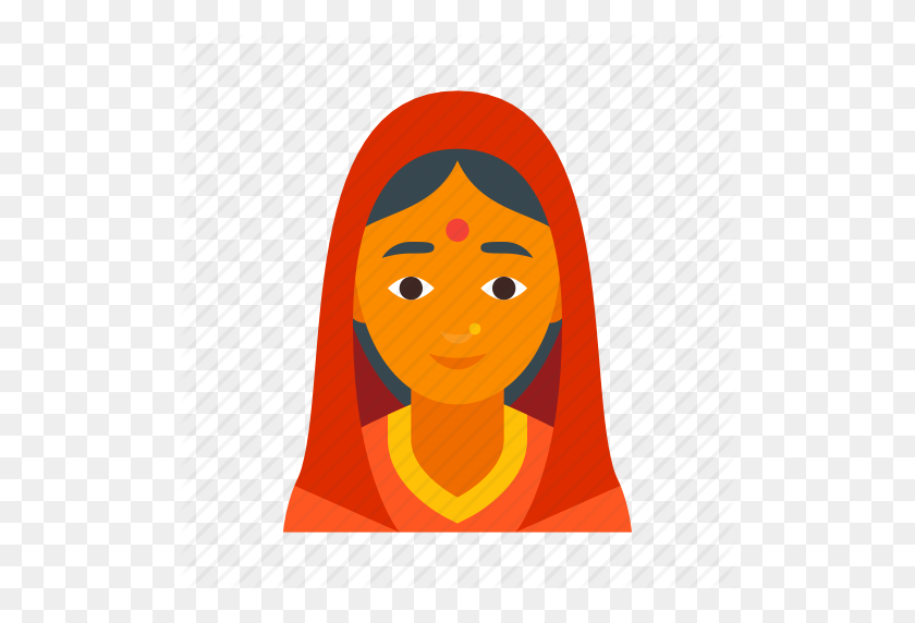 512x512 Download Indian Women Icon Png Clipart Computer Icons Woman Clip - Indian Food Clipart