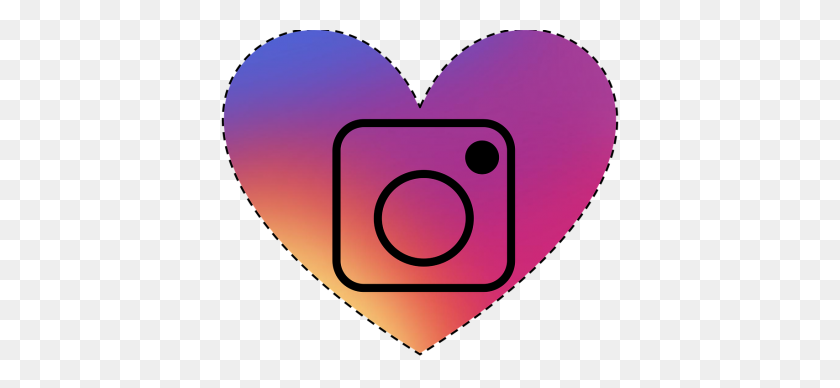 400x328 Png Изображение - Instagram Сердце Png. Клипарт