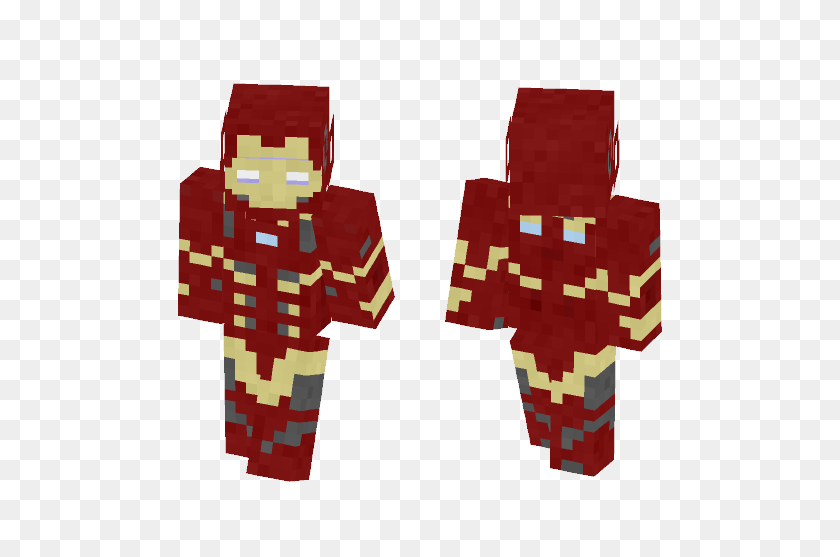 584x497 Descargar Iron Man Civil War Tony Stark Minecraft Skin Gratis - Tony Stark Png