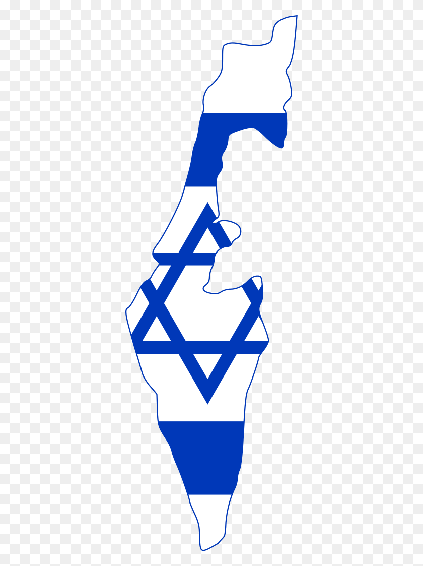 342x1063 Png Флаг Израиля Клипарт