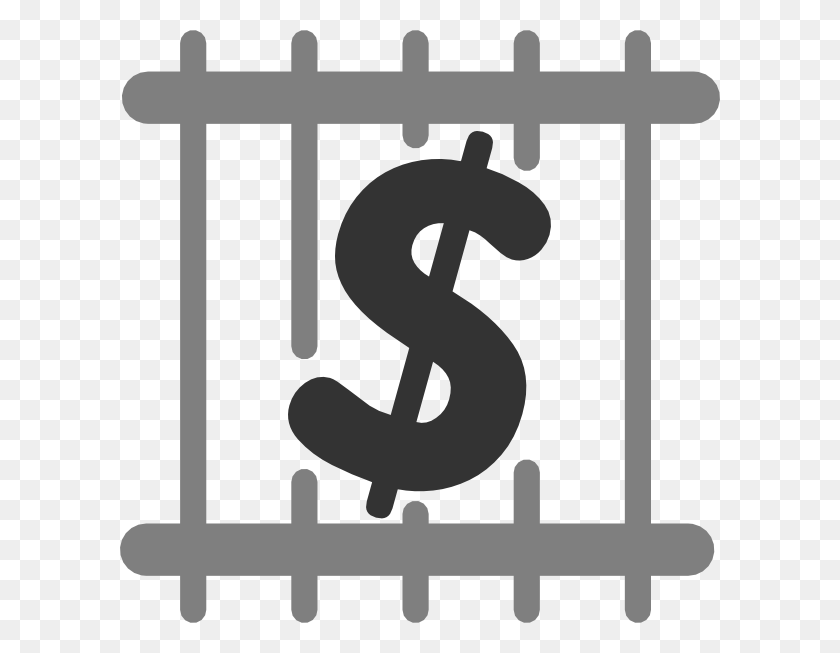 600x593 Download Jail Pay Clipart - Jail PNG