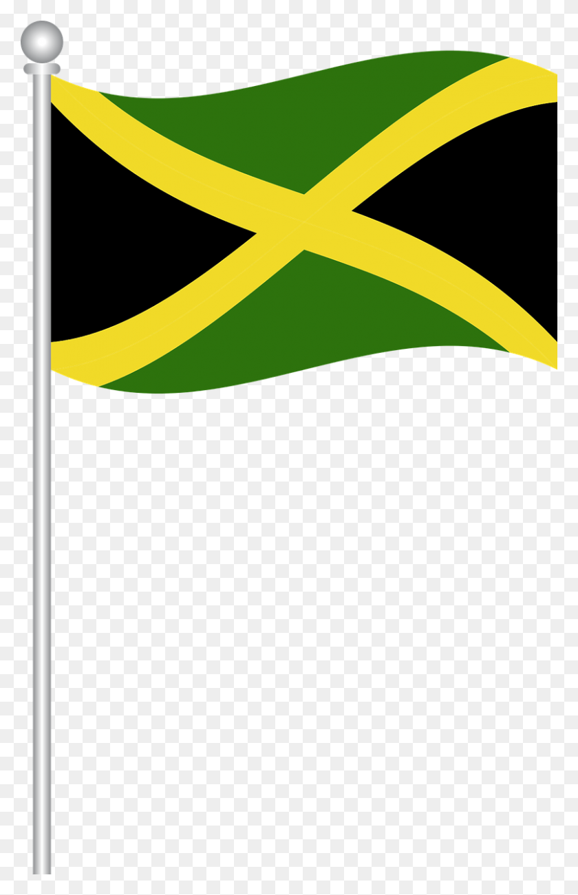 804x1280 Download Jamaican Flag No Background Clipart Flag Of Jamaica Clip Art - Jamaica Clipart