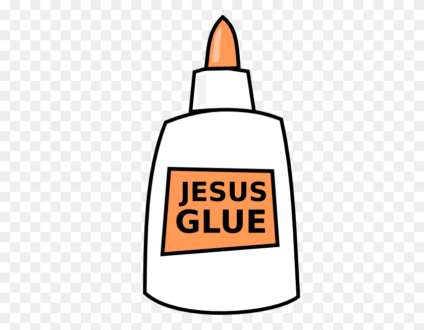 396x594 Download Jesus Glue Clipart - Glue Gun Clipart