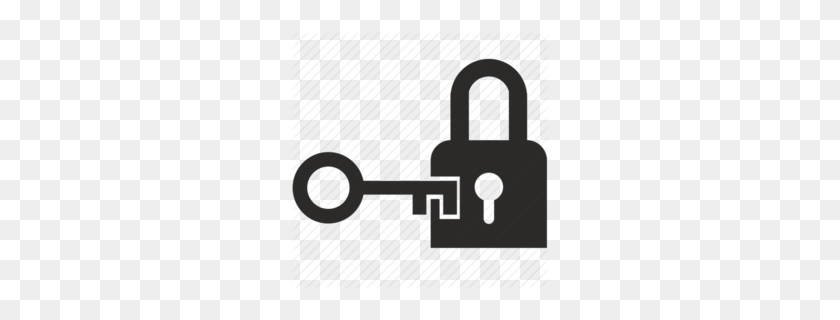260x260 Download Key Opening Door Icon Clipart Padlock Key Clip Art Lock - Security Clipart