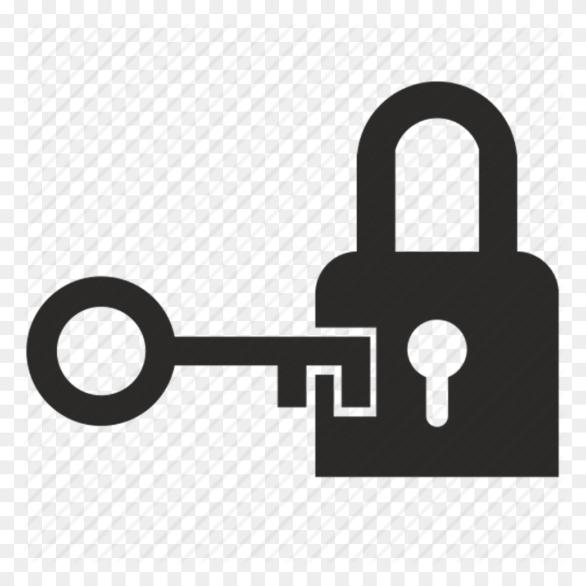 900x900 Download Key Opening Door Icon Clipart Padlock Key Clip Art Lock - Skeleton Key Clipart