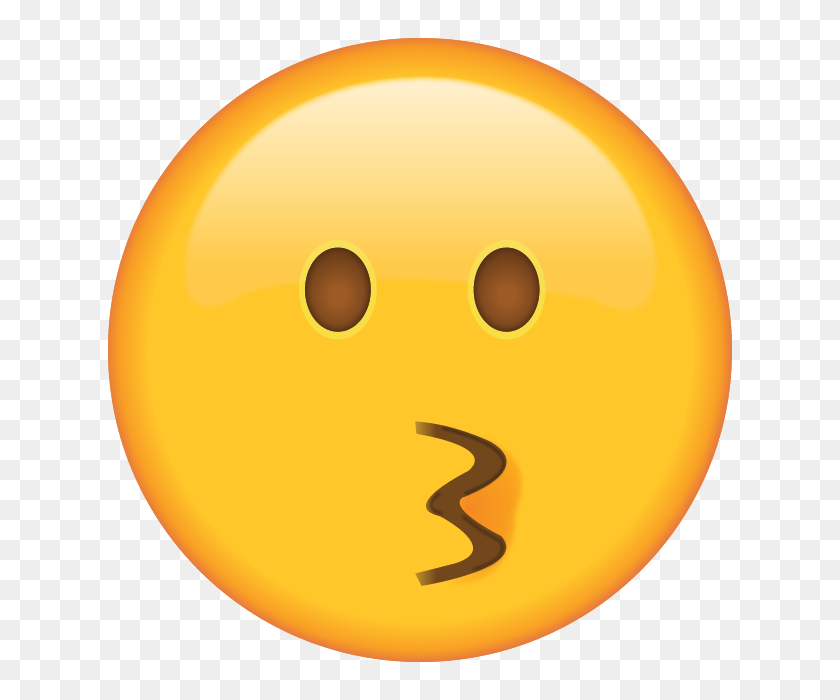 640x640 Descargar Kissing Face Emoji Icon Emoji Island - Sonriendo Emoji Png