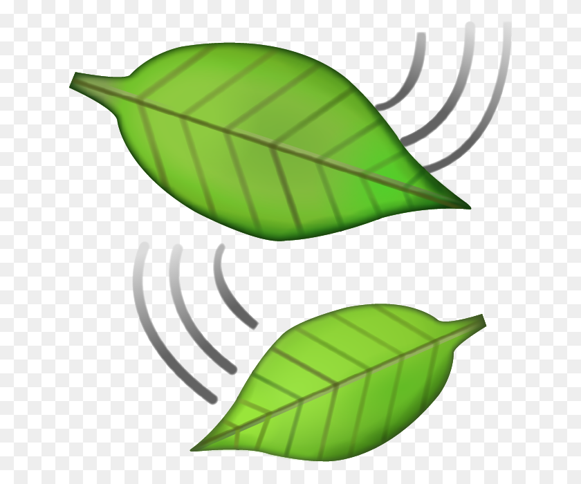 640x640 Download Leaf Falling Emoji Image In Png Emoji Island - Falling PNG